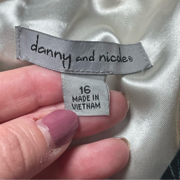 Danny & Nicole Floral Fit & Flare Dress 16 Round Neck Wedding Guest Garden Party - Picture 8 of 14